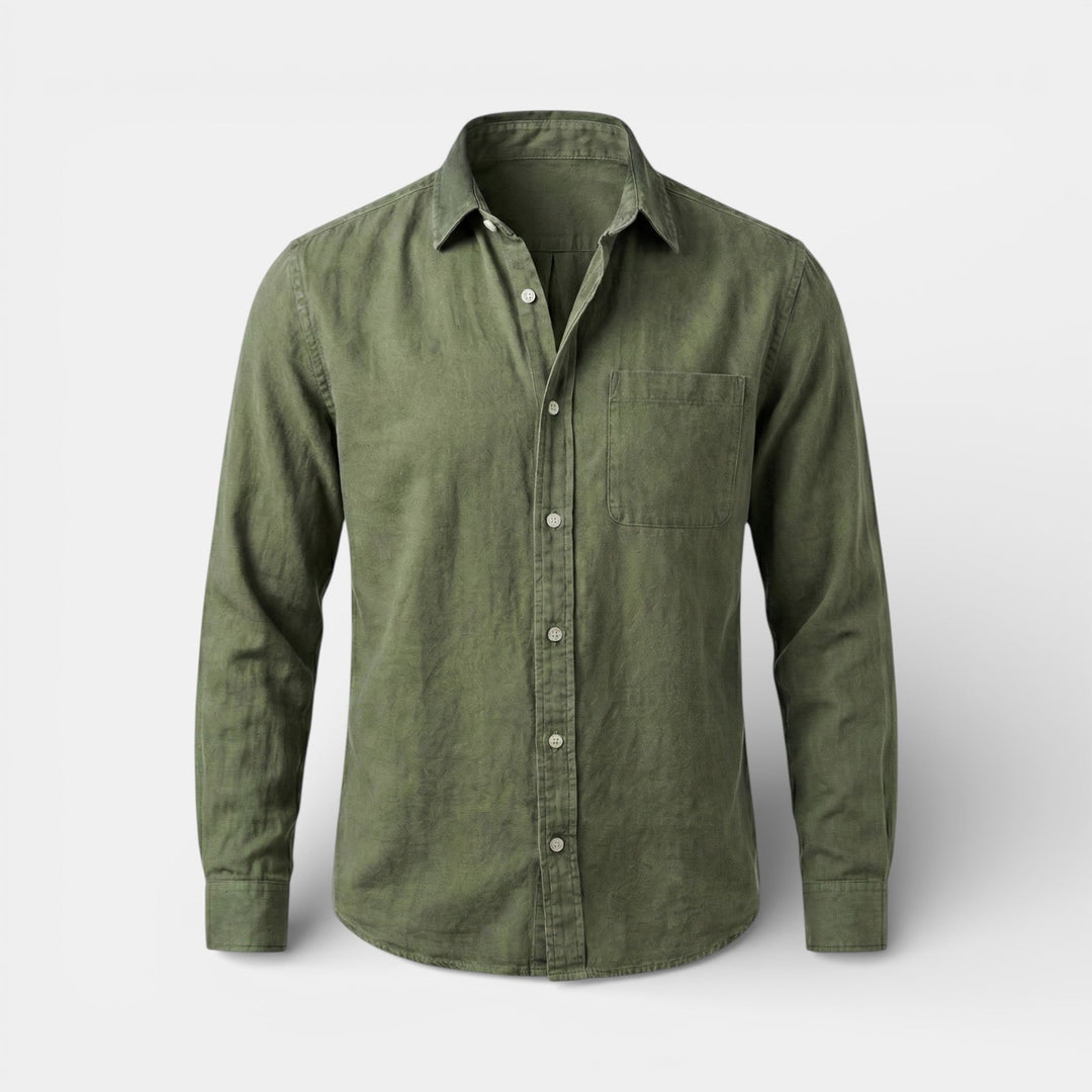 Men’s Timeless Long Sleeve Shirt Classic Casual Wear