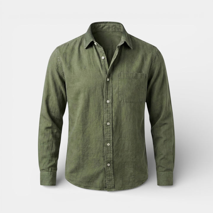 Men’s Timeless Long Sleeve Shirt Classic Casual Wear