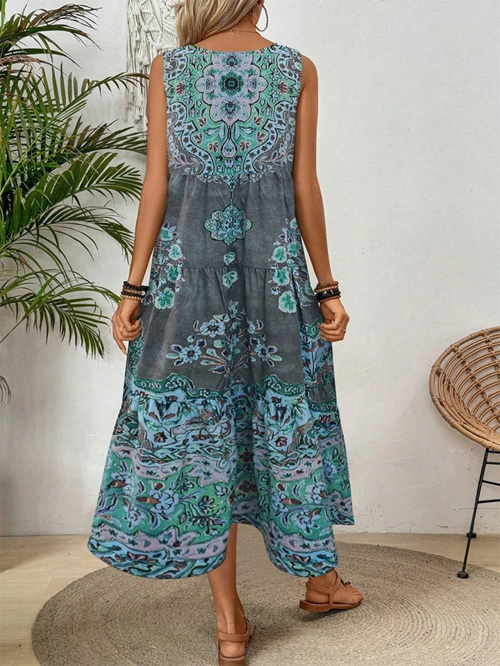 Eloria | Boho Breeze Maxi Dress