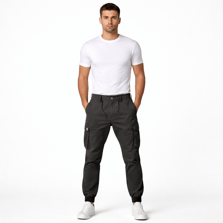 ETHAN, Cotton Cargo Pants Regular Fit