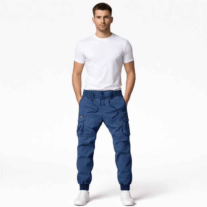 ETHAN, Cotton Cargo Pants Regular Fit