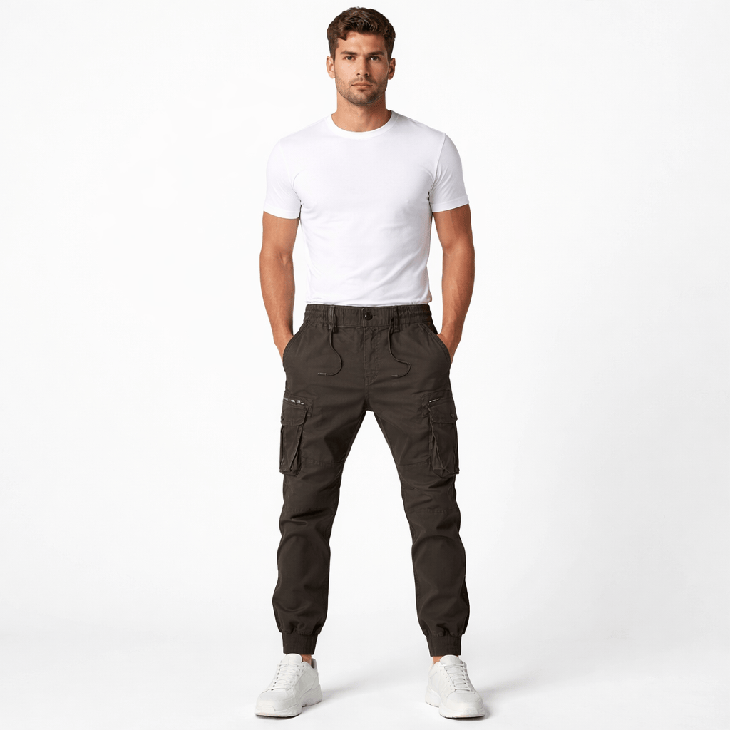 ETHAN, Cotton Cargo Pants Regular Fit