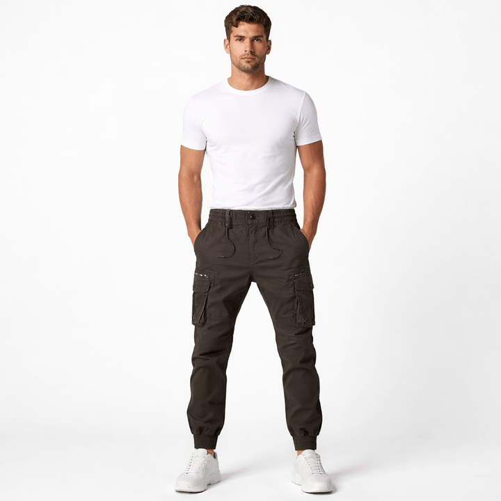 ETHAN, Cotton Cargo Pants Regular Fit