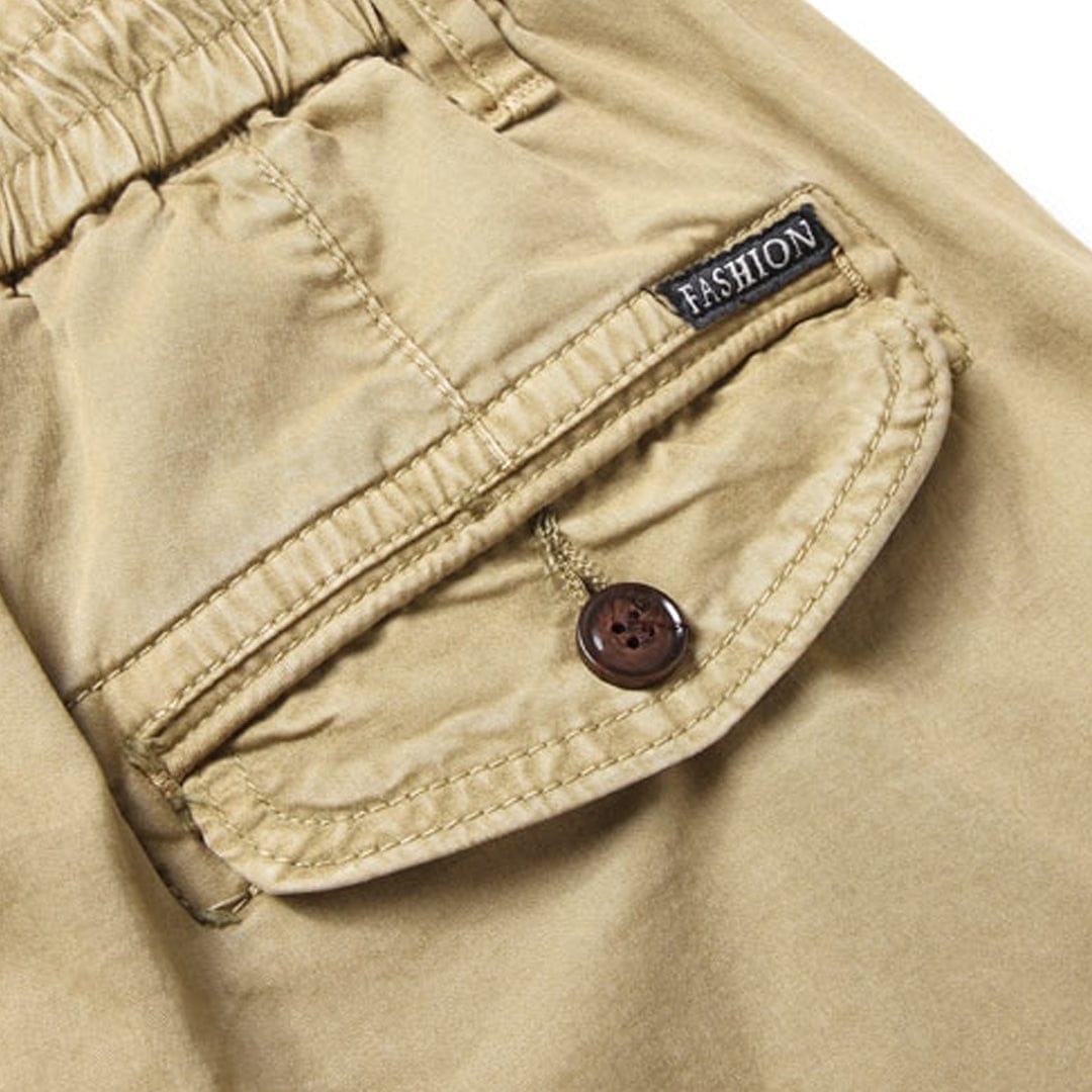 ETHAN, Cotton Cargo Pants Regular Fit