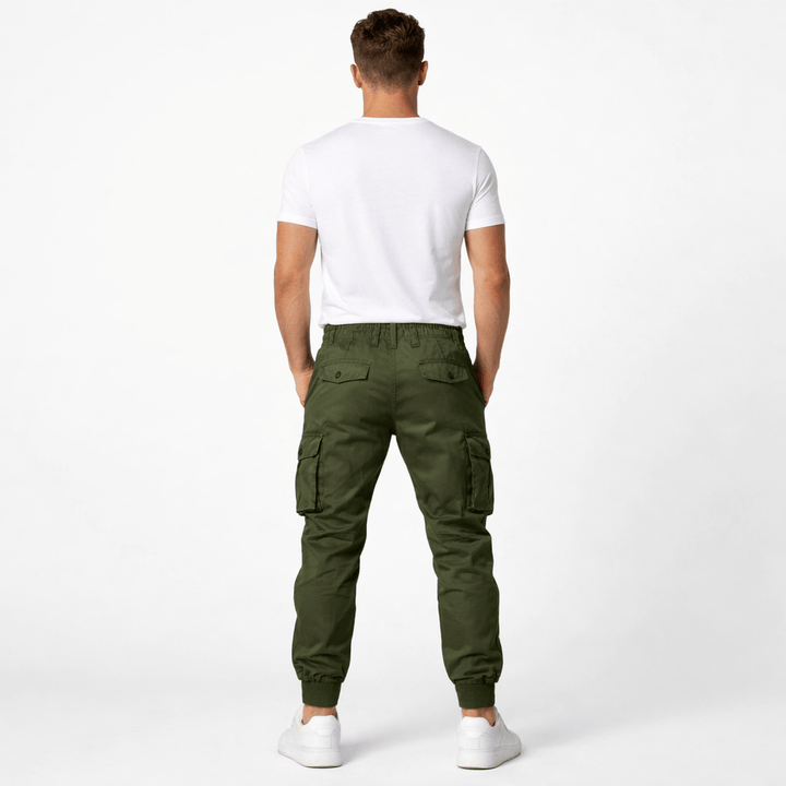 ETHAN, Cotton Cargo Pants Regular Fit