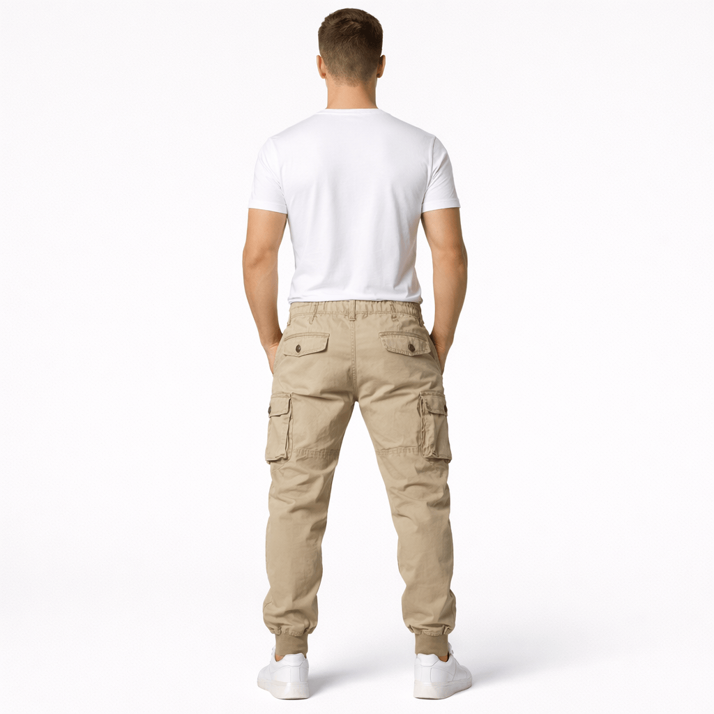 ETHAN, Cotton Cargo Pants Regular Fit