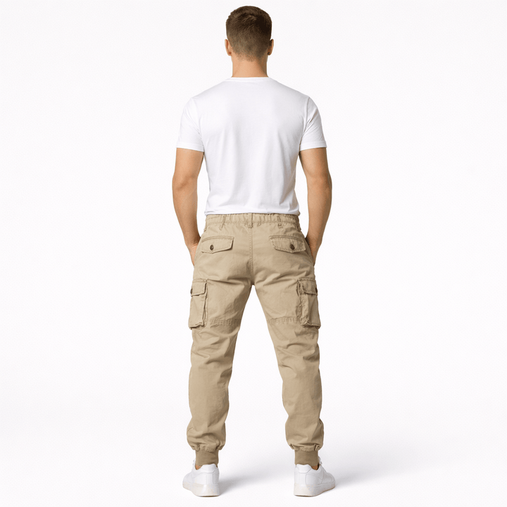 ETHAN, Cotton Cargo Pants Regular Fit