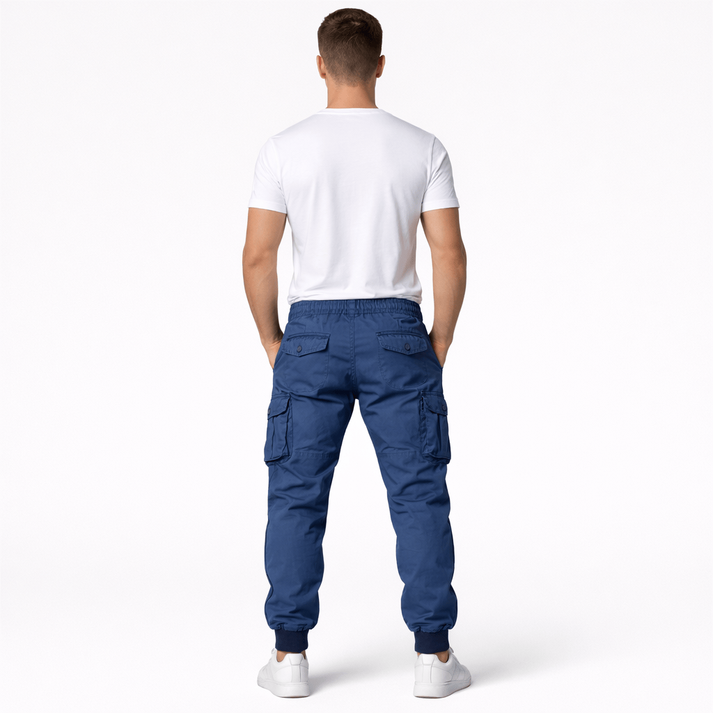 ETHAN, Cotton Cargo Pants Regular Fit