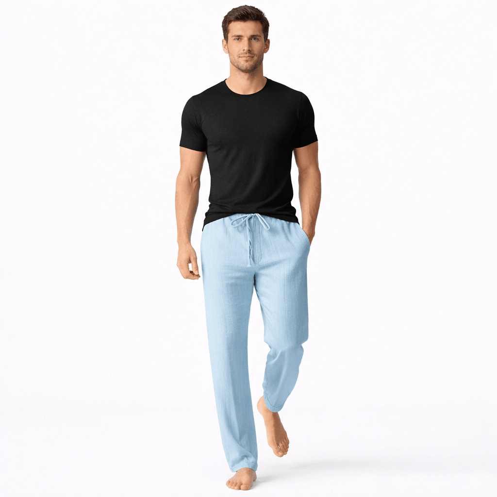 CAL, Loose Fit Ankle Length Pants