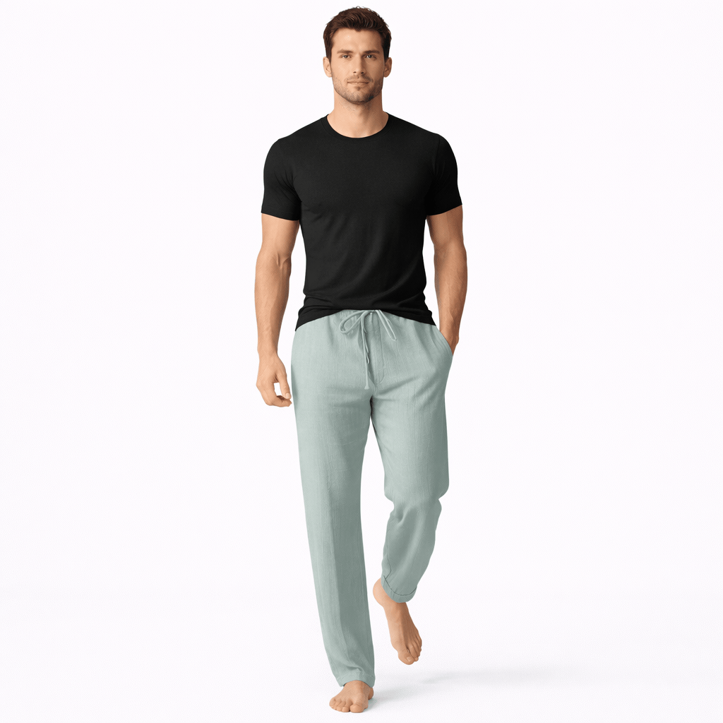 CAL, Loose Fit Ankle Length Pants