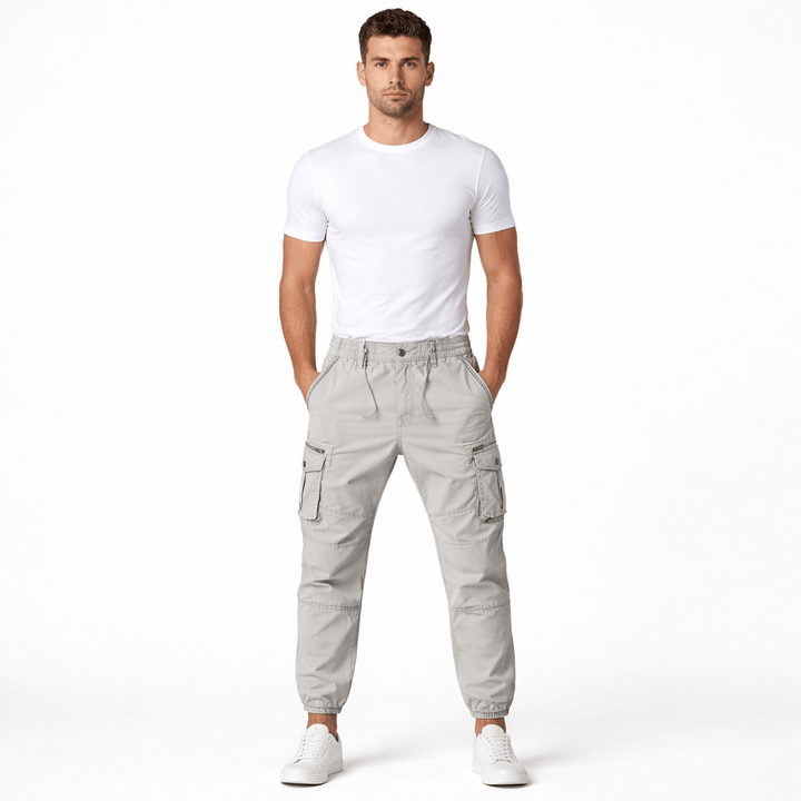 ETHAN, Cotton Cargo Pants Regular Fit