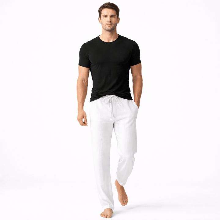 CAL, Loose Fit Ankle Length Pants